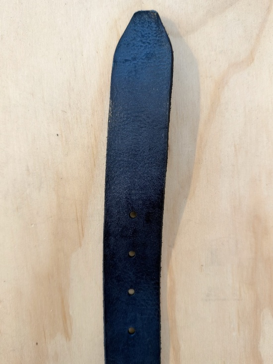 Campomaggi Leather Belt in Blue